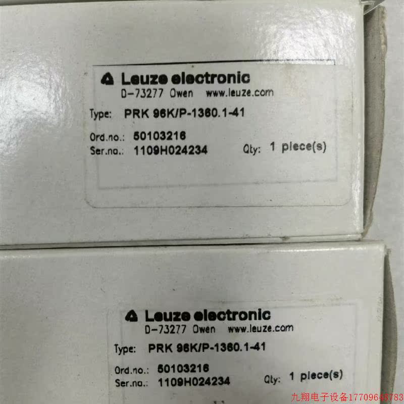 拍前询价:全新LEUZE劳易测感测器PRK 96K/P-1360.1-
