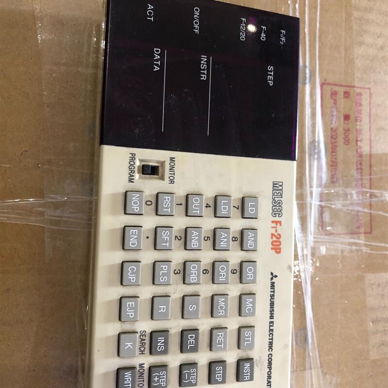 拍前询价：原装三菱F系列PLC用手持编程器F1-20P-E ,【议价产品】