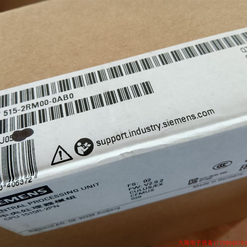 拍前询价:6ES7515-2RM00-0AB0全新原装6ES75152RM000AB01500模块