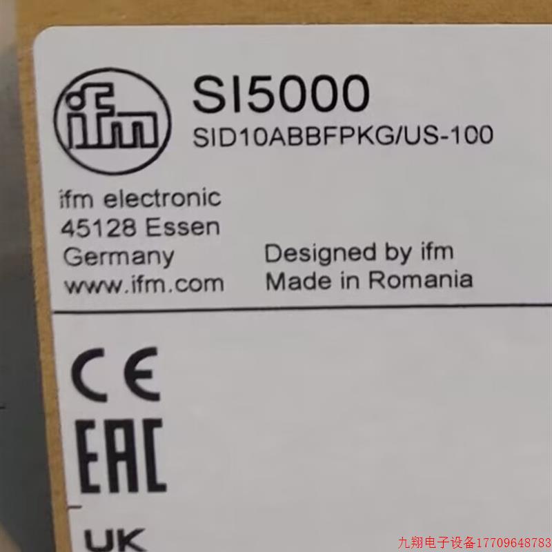 拍前询价:IFM SI5000 SI5001 SI5002 SI5006 全新原装