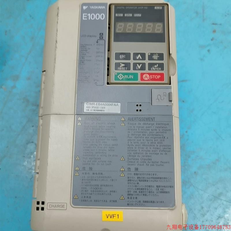 拍前询价:CIMR-EB4A0004FAA安川变频器1.5KW议价议价