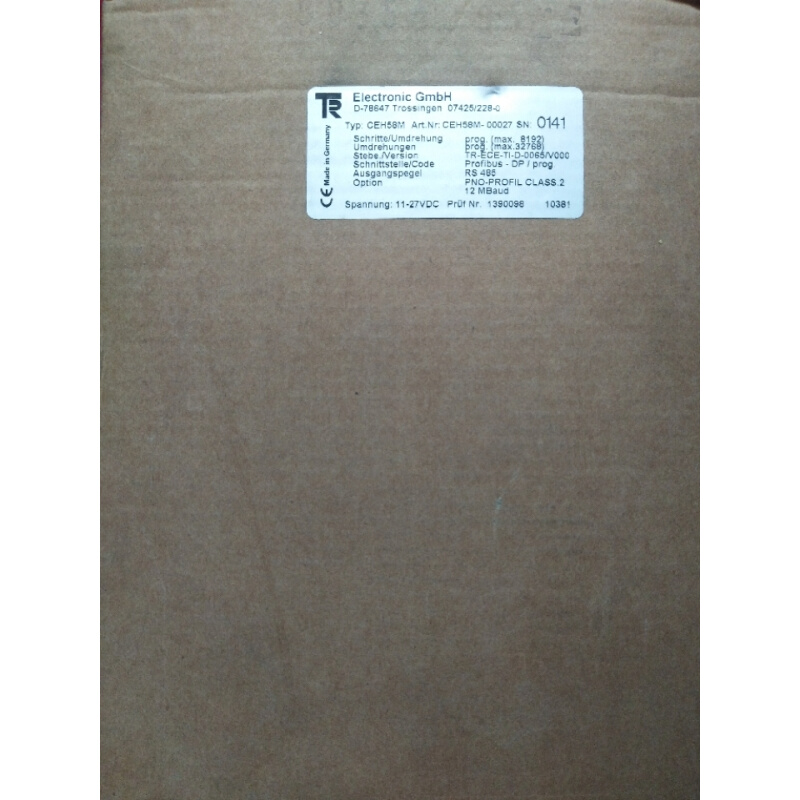 拍前询价：全新原装德国TR编码器 CEH58M-00027 现货
