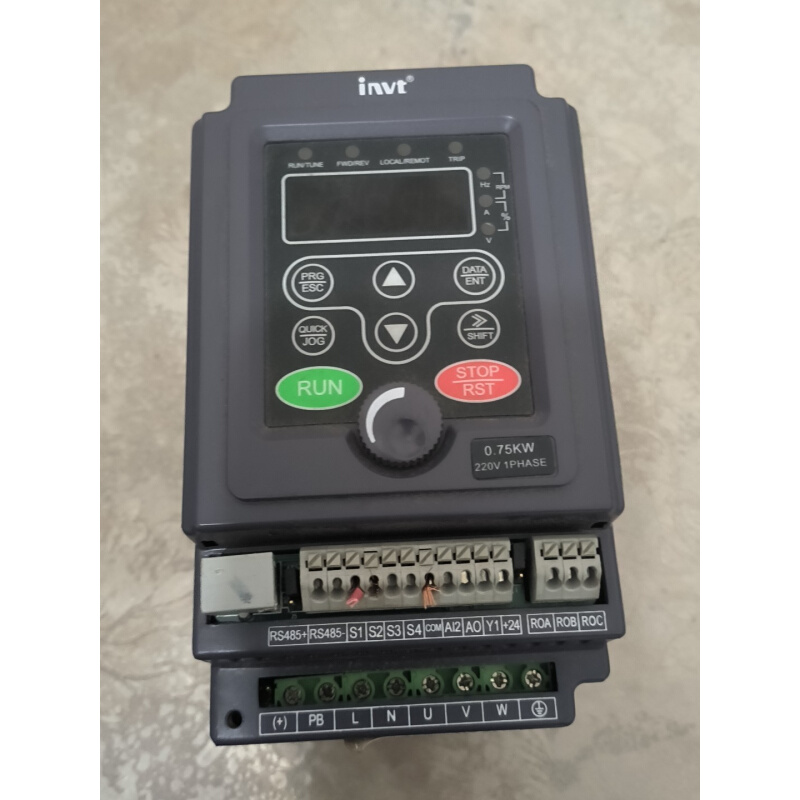 拍前询价：英威腾变频器CHE100-0R7G-S2   0.75KW