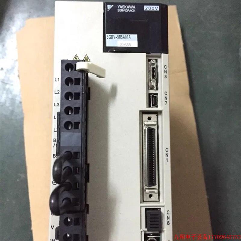 拍前询价:SGDV-5R5A01A原装安川750W伺服驱动器全新质保一年现货