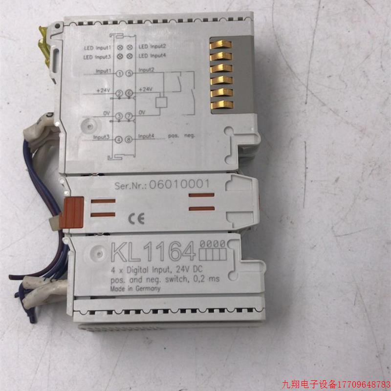 拍前询价:二手 拆机 BECKHOFF倍福模块KL1164 模块 实物所拍 保