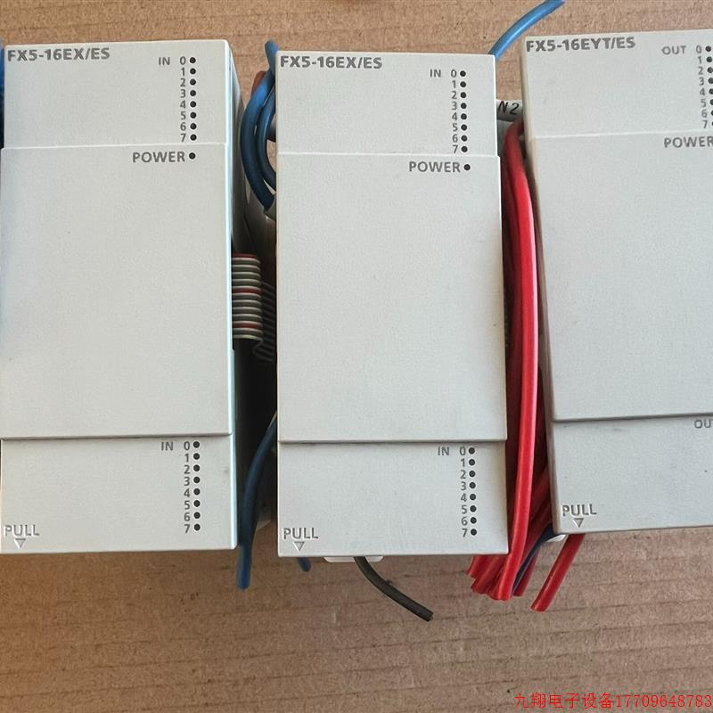拍前询价:FX5-16EYT/ES(280一个)二手拆机三菱PLC扩展