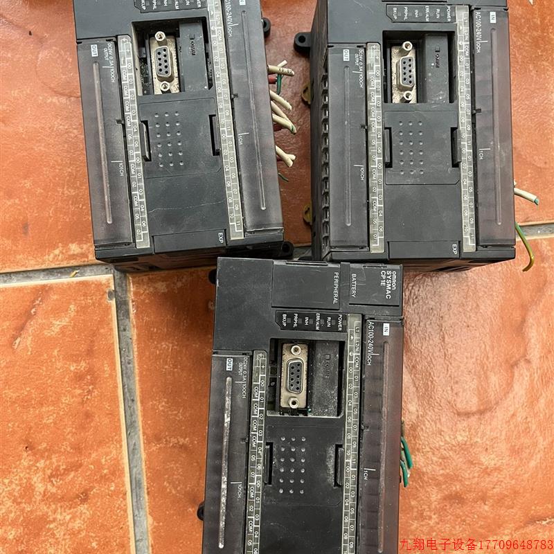 拍前询价:OMRONplc cp1e-n40dt-a,功能完好外观如图,需