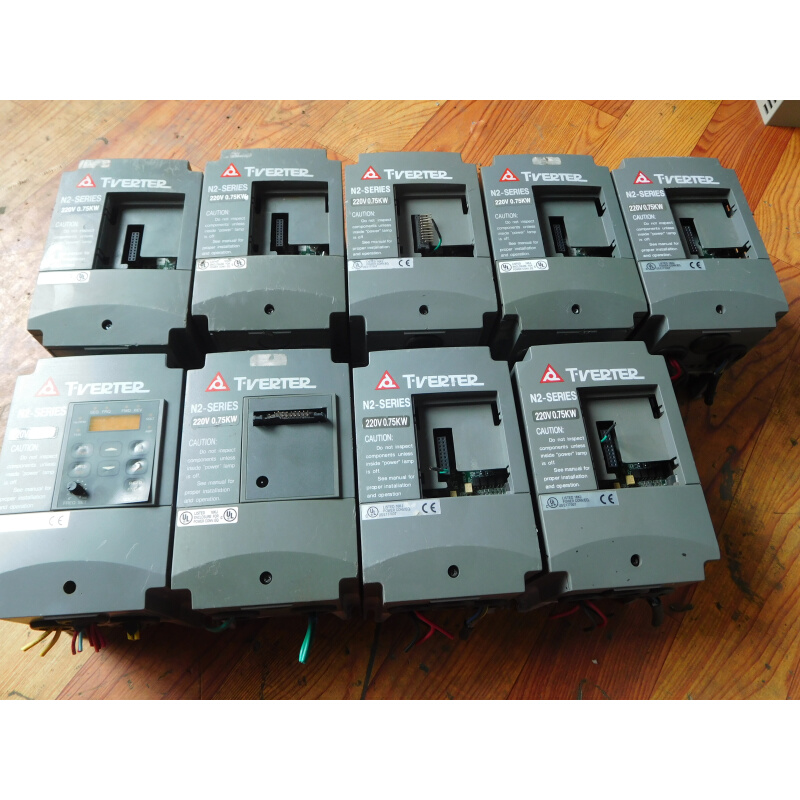 拍前询价：二手 原装 拆机台安TAIAN变频器 N2-201-M 220V/0.75kw