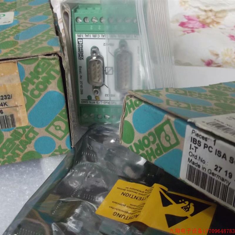 拍前询价:菲尼克斯IBS PC ISA SC/I-T 模块PSM-EG-RS232/RS422-P