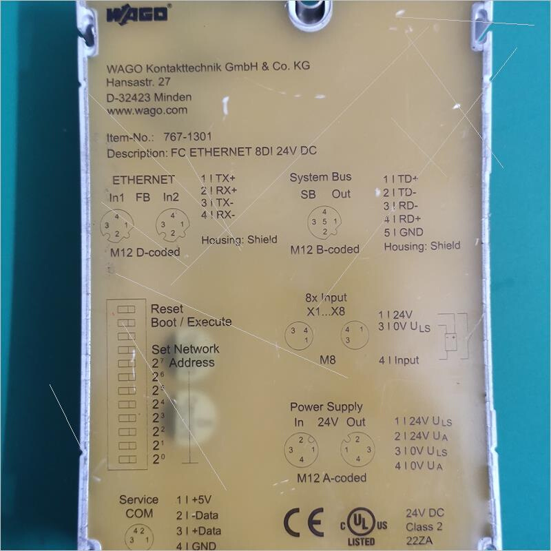 拍前询价：万可WAGO总线模块767-1301