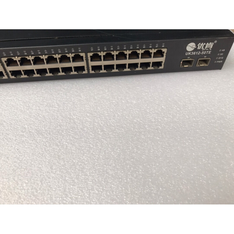 拍前询价：（议价）（议价）（议价）优肯万兆交换机1台UK3612-50