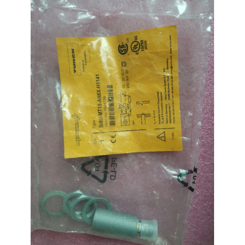 拍前询价：全新原装正品TURCK BI8U-MT18-AN6X-H1141 16447