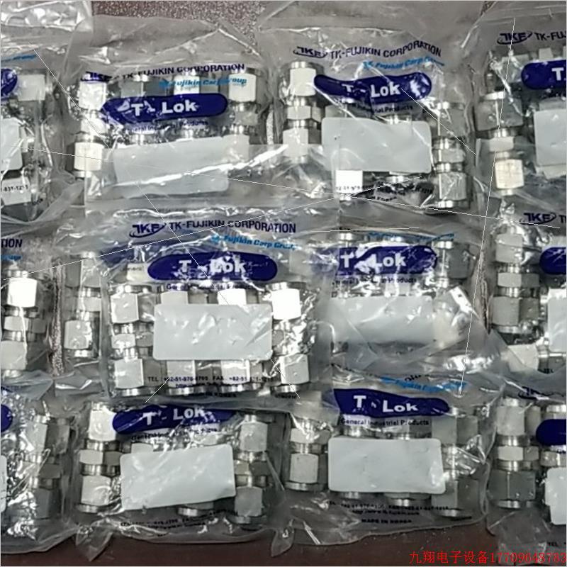 拍前询价:TK-FUJIKIN T-LOK 1/2"卡套直通 TU-8
