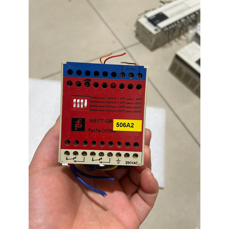 拍前询价：（议价）原装拆机倍加福隔离式安全栅WE77-GR-02现货包