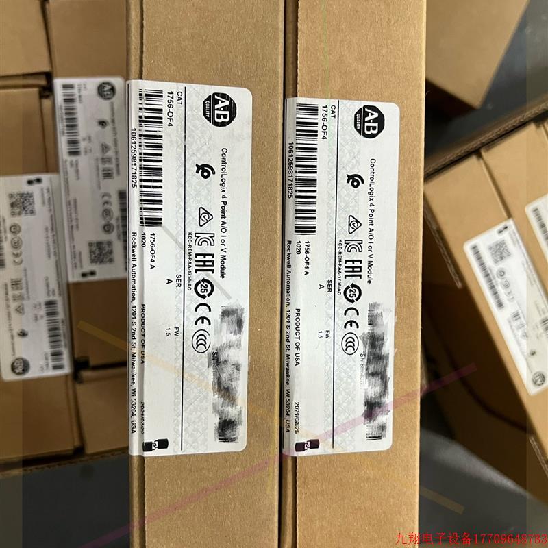 拍前询价:1756-OF4 全新原装正品 AB模拟量输出模块