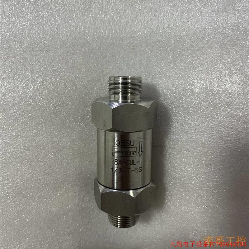 拍前询价:派克Parker止逆阀8A-C8L-1/3-T-SS 拆机件&m