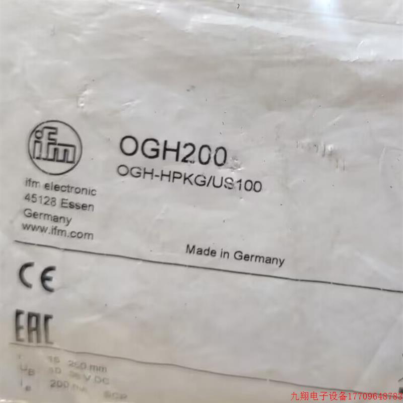拍前询价:【包邮】 IFM OGH200 OGH302 OGH312 OGH500 全新原装