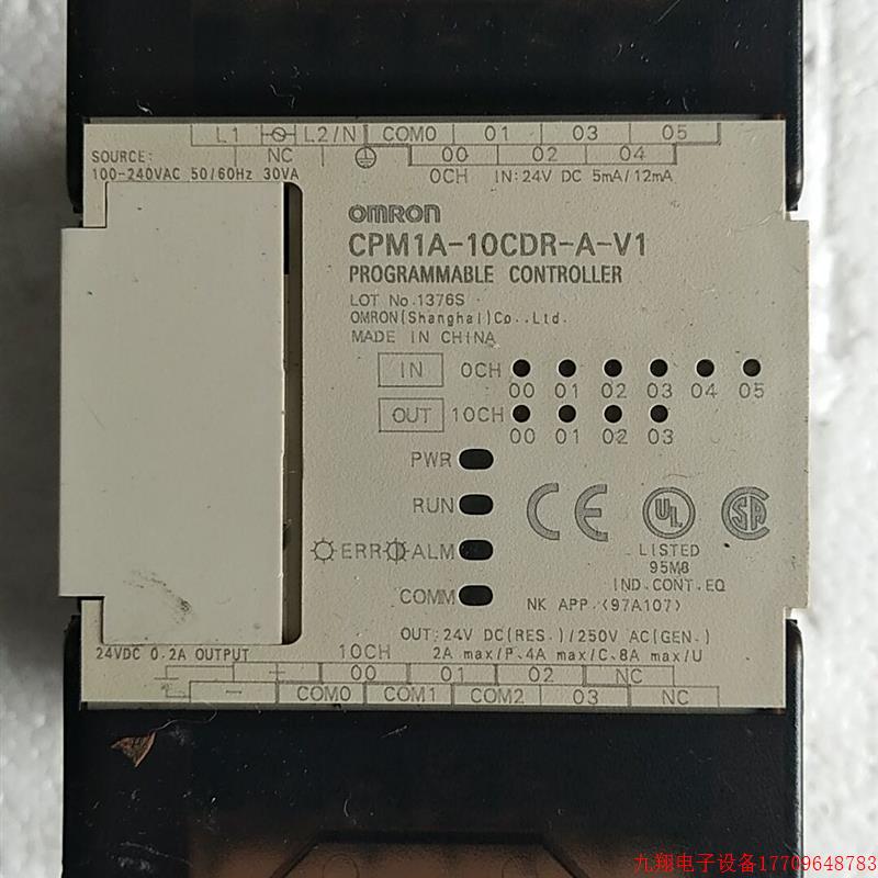 拍前询价:A028*原装拆机 CPM1A-10CDR-A-V1 实物拍摄 现货