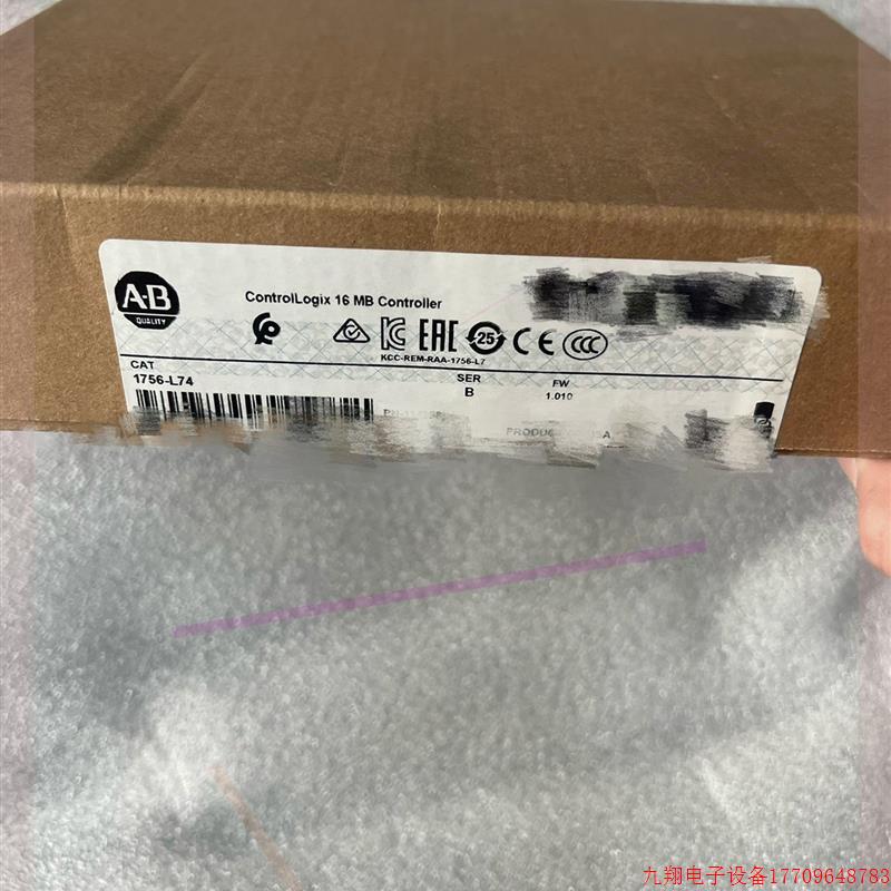 拍前询价:1756-L74  全新原装 CPU模块