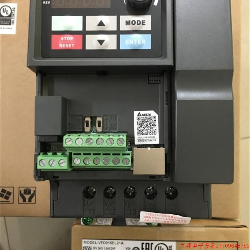 拍前询价:DELTA台达变频器EL-W/EL VFD007EL43W/0.75KW460V/380V