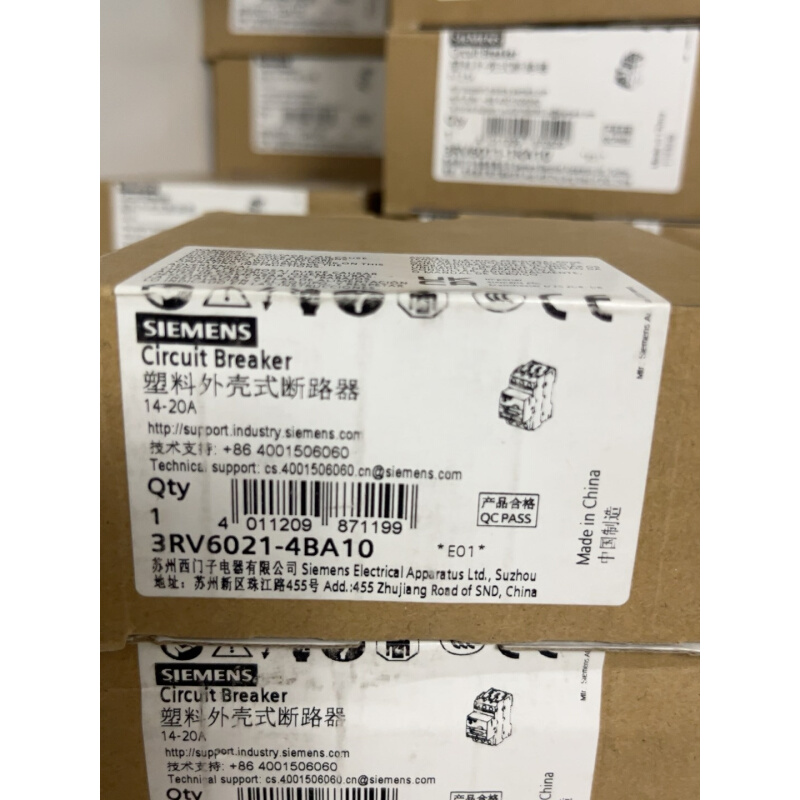 拍前询价：/原装正品断路器3RV6021-4询价为准