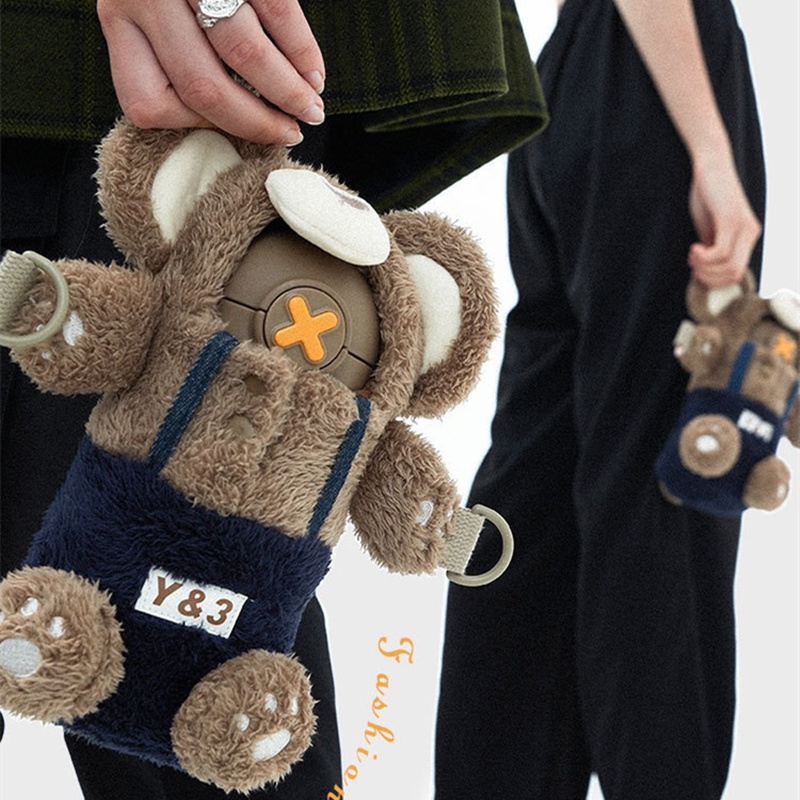 YANIS3仔仔熊双饮保温杯450ml