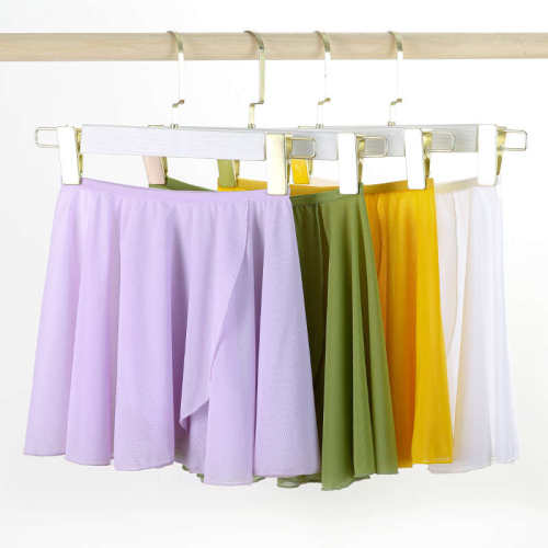 儿童舞蹈裙女童分体半身网裙白色芭蕾短裙中国舞纱裙网纱练功裙子