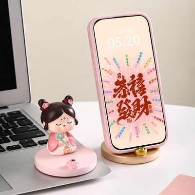 古风唐仕女摆件手机支架2025新款