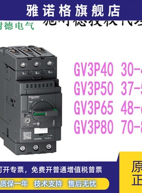 施耐德进口马达电动机断路器GV3P80 GV3P40 GV3P50 GV3P65 48-65A