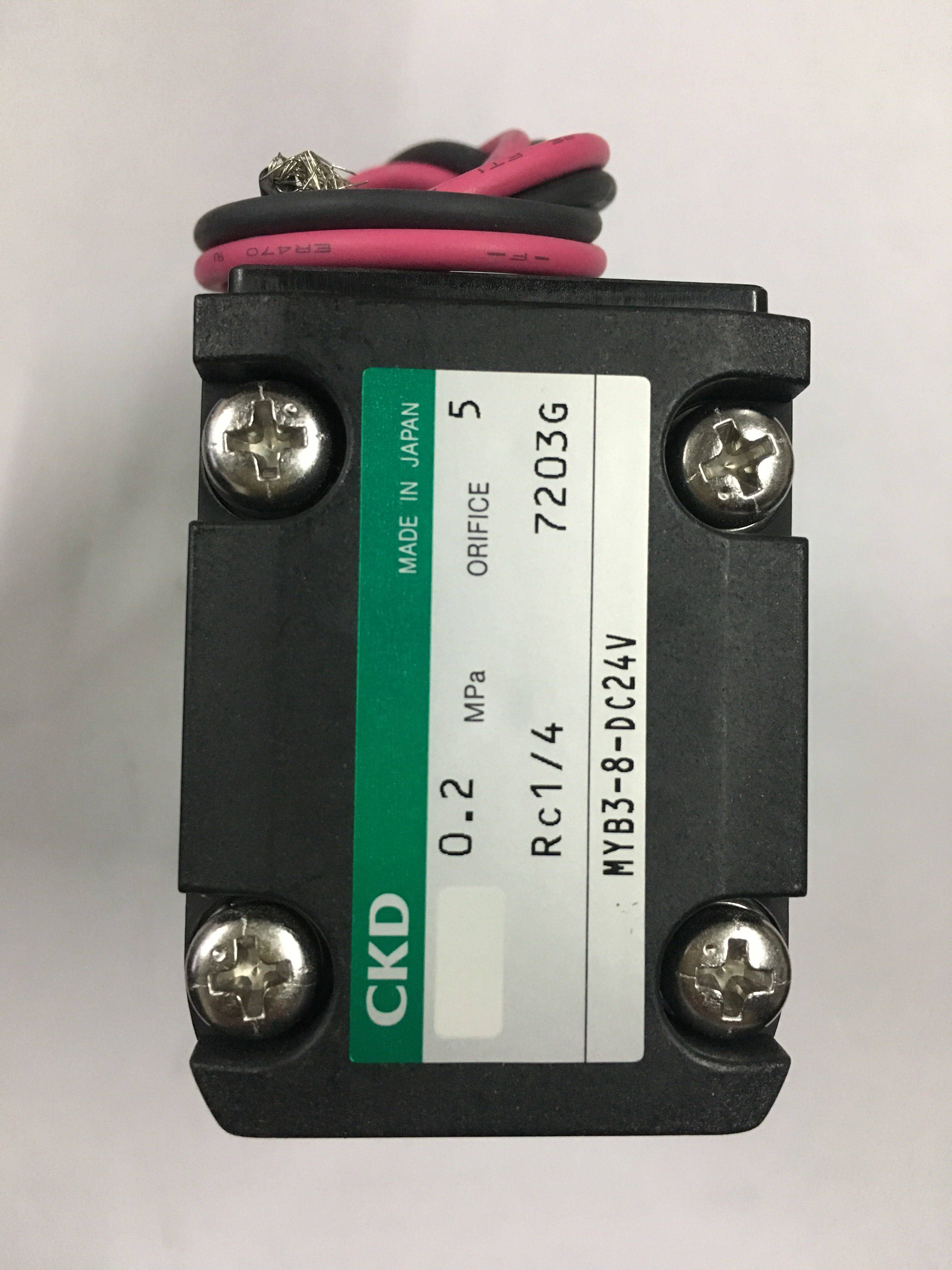 日本CKD耐腐蚀药液电磁阀MYB3-8-DC24V全新原装真品当天发货