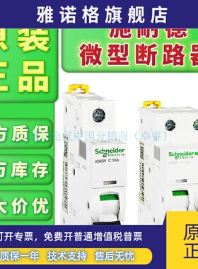 全新原装施耐德断路器IC65NC型1P2P3P4P2A4A6A10A16A20A32A63微断