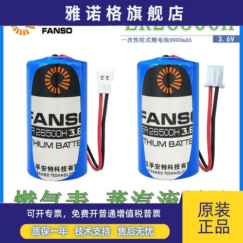 孚安特ER26500H 蒸汽流量计 燃气表 锂电池3.6V 涡街2号C型物联网