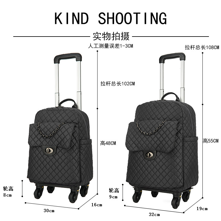 韩版迷你14寸旅行箱女网红拉杆包万向轮20寸登机手提短途出差轻便