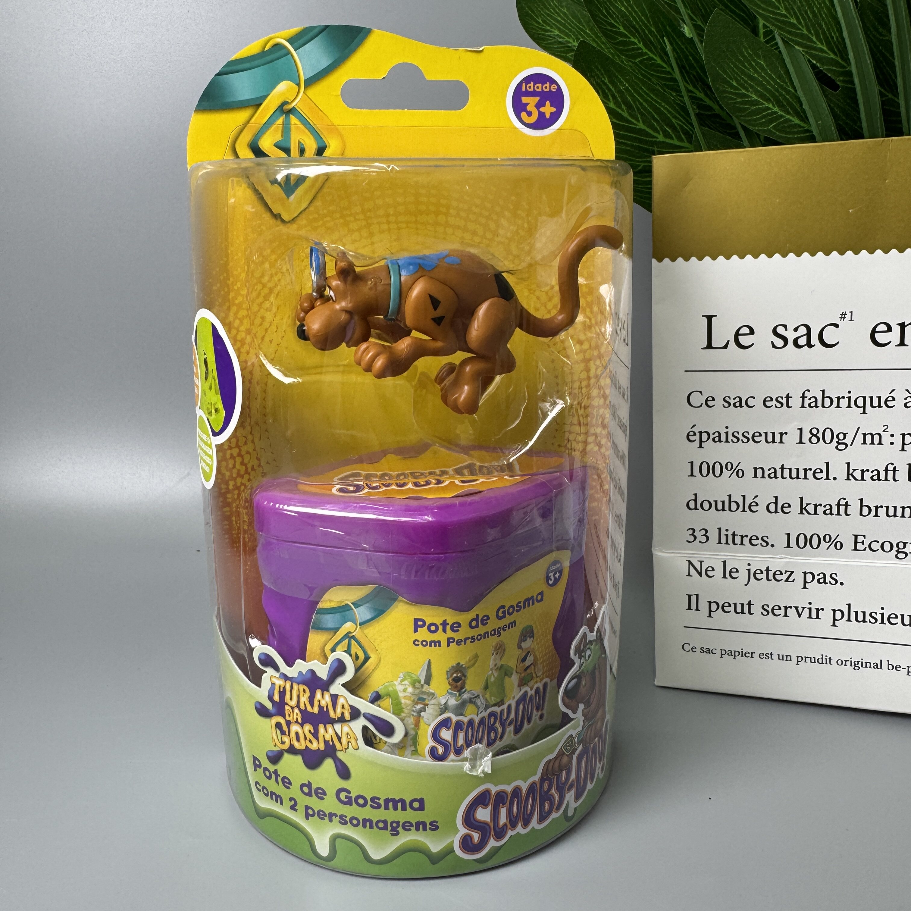 ตุ๊กตาซีรีส์ Scooby-Doo Pote de Gosma ตุ๊กตาเวอร์มอน/แชกกี้/ดาฟนี/สกูบี้