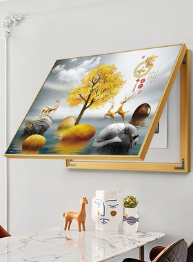 现代简约电表箱遮挡装饰画