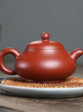 舒仲-朱泥大红袍玉乳壶-150ml