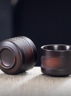 舒仲-紫陶跳刀纹扳指杯50毫升-2个装