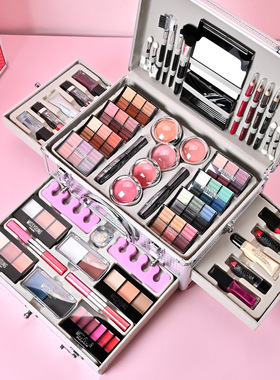 欧美彩妆套装化妆品全套口红眼影腮红眼线笔化妆师专用美妆礼盒装