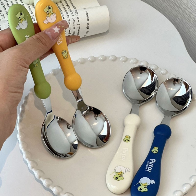 儿童不锈钢勺子宝宝调羹
