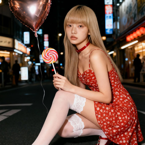 2025新款小个子碎花红色连衣裙