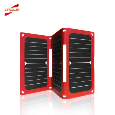 ETFE薄膜一体层压21WSUNPOWER太阳能折叠包智能太阳能充电器