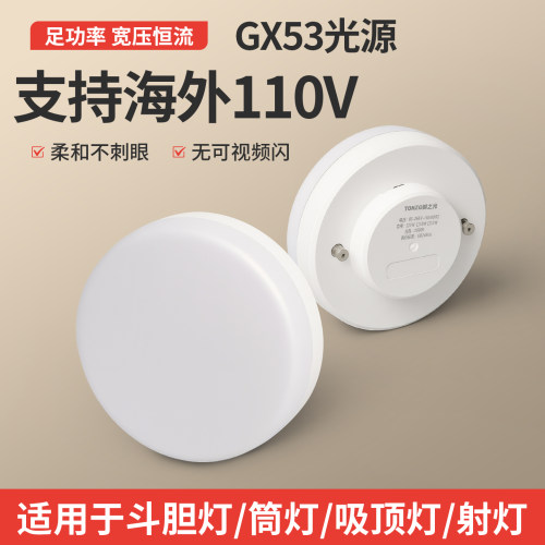 支持海外110V斗胆灯芯光源明装
