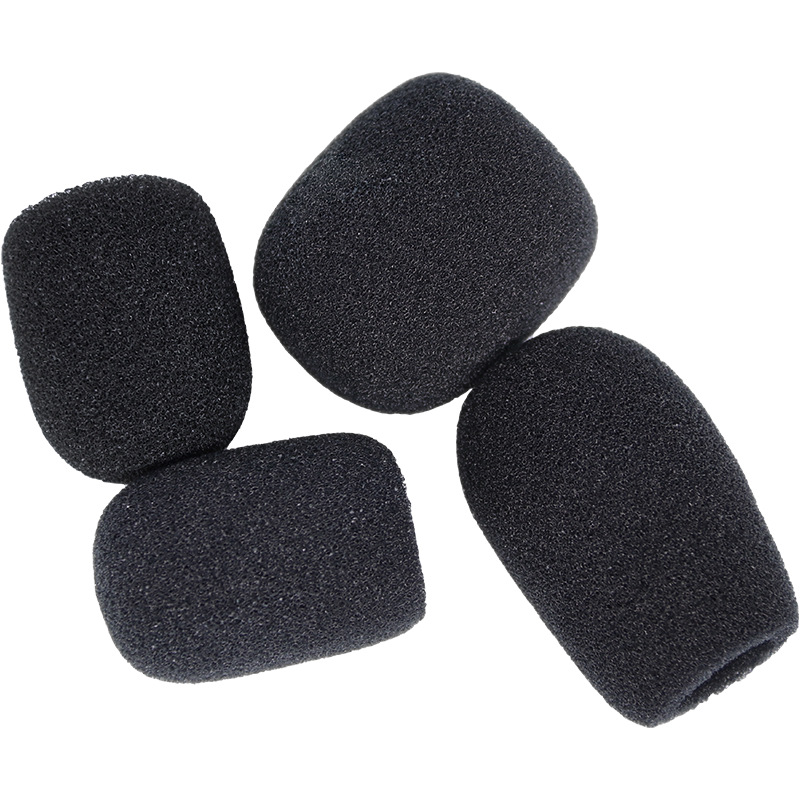 领夹话筒套会议麦克风罩头戴小蜜蜂扩音器耳麦防喷防爆音防风棉套