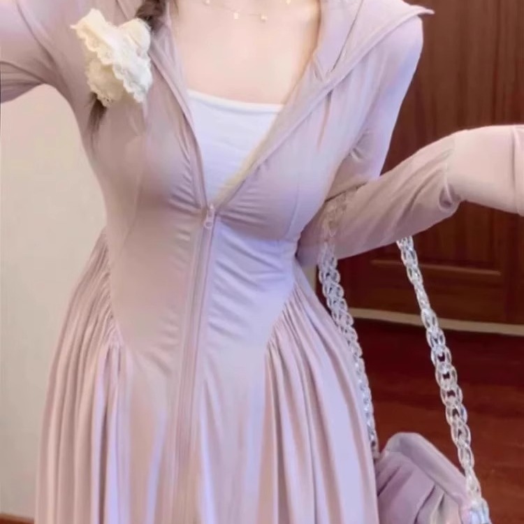 冰丝防晒衣长款全身女防晒裙