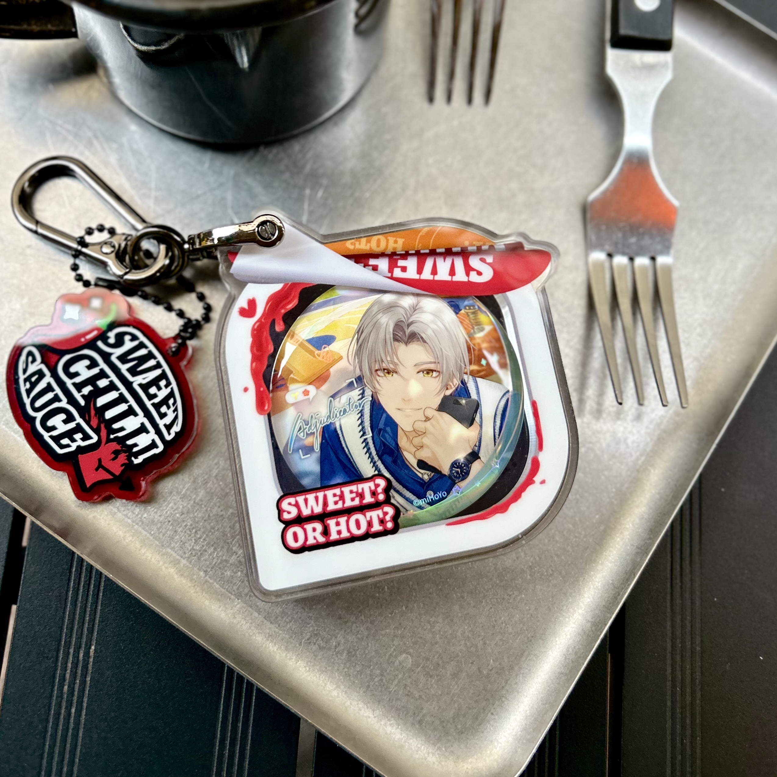 磁吸吧唧砖谷美甜辣酱