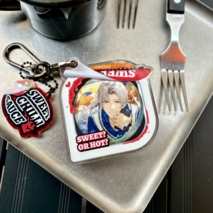 现货lililala甜辣酱谷美58mm谷子展示收纳亚克力磁吸吧唧砖日谷