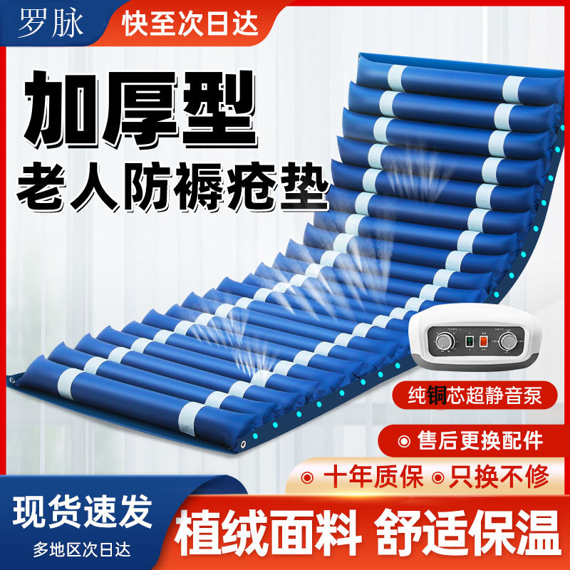 罗脉加宽医用冲气床垫护理卧床老人防褥疮瘫痪病人翻身波动充气床