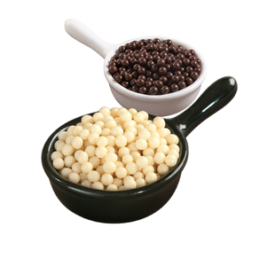 古缇思巧克力脆脆珠蛋糕装饰烘焙原料黑白巧克力豆(代可可脂)