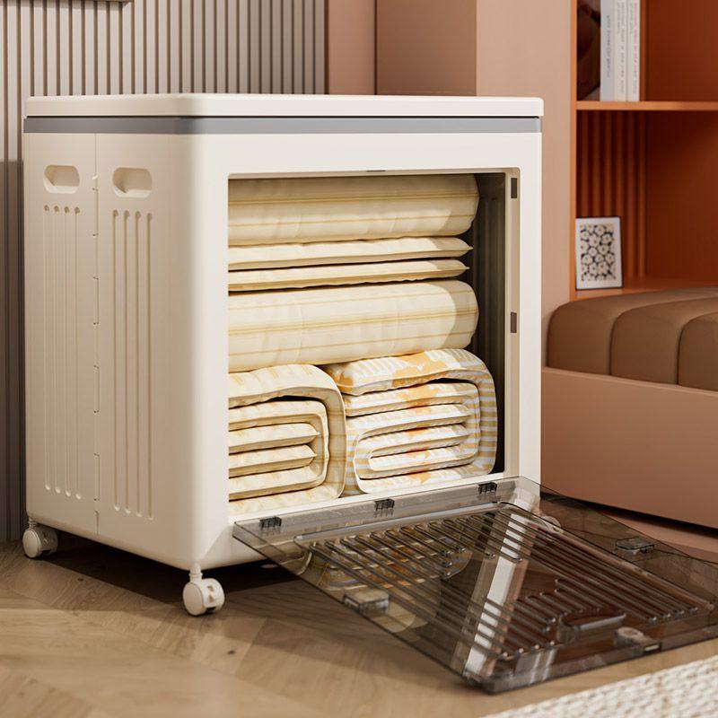 衣服收纳柜免安装可折叠卧室衣物被子收纳箱大容量翻盖整理储物柜,收纳整理,收纳箱,淘宝优惠券,粉丝福利购,淘宝优惠卷