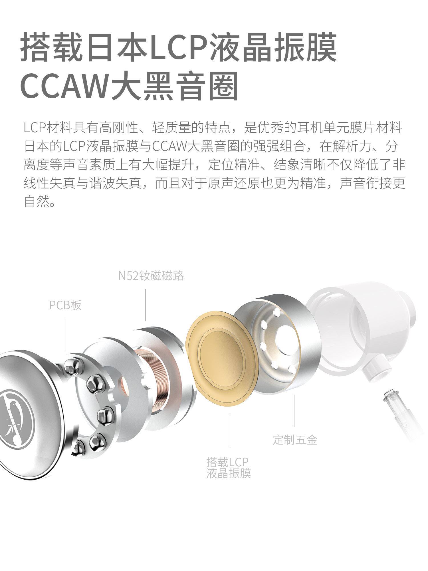竹林鸟霜华Z2 入耳式动圈HiFi有线耳机直播K歌电脑游戏电竞音乐耳怎么样,好用不?